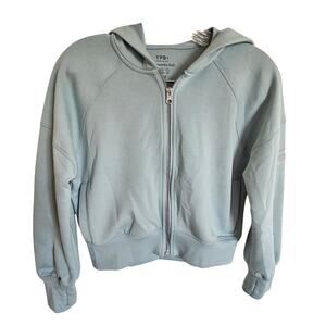 Abercrombie Kids Girls' YPB NeoKNIT Full-Zip Hoodie, Green, Sz 11/12